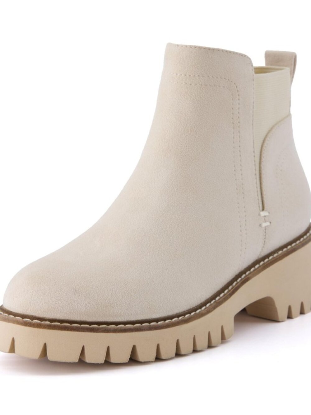 Parade Pull-On Womens Boots, Lightweight Lug Sole Chelsea Style Ankle Boots for